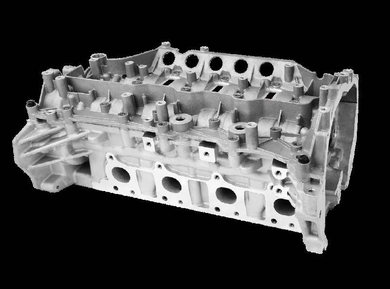 Bare cylinder head side view